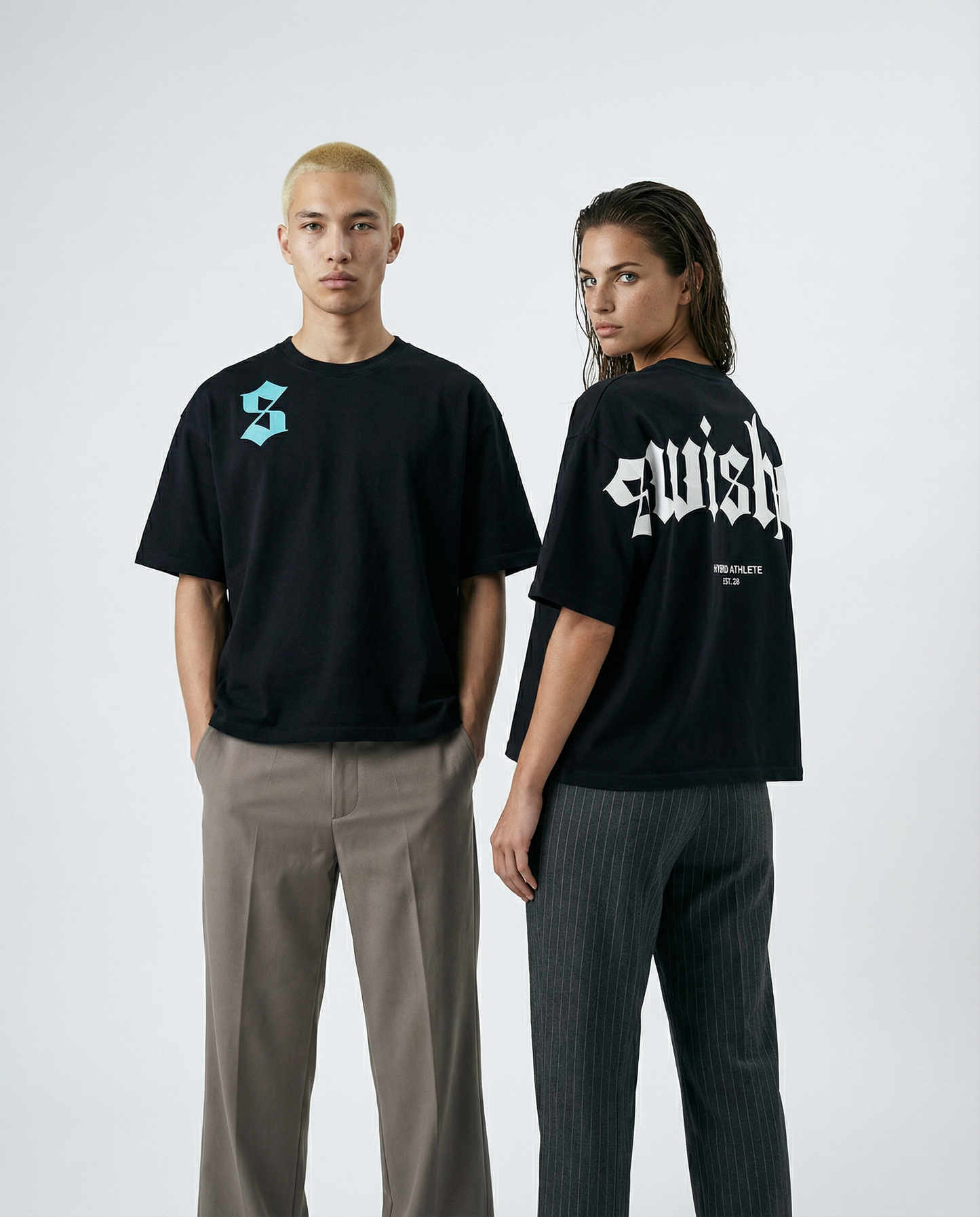 Hybrid athlete tee (BLACK)