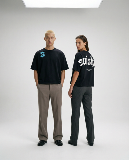 Hybrid athlete tee (BLACK)